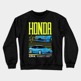 Honda CRX Restoration Crewneck Sweatshirt